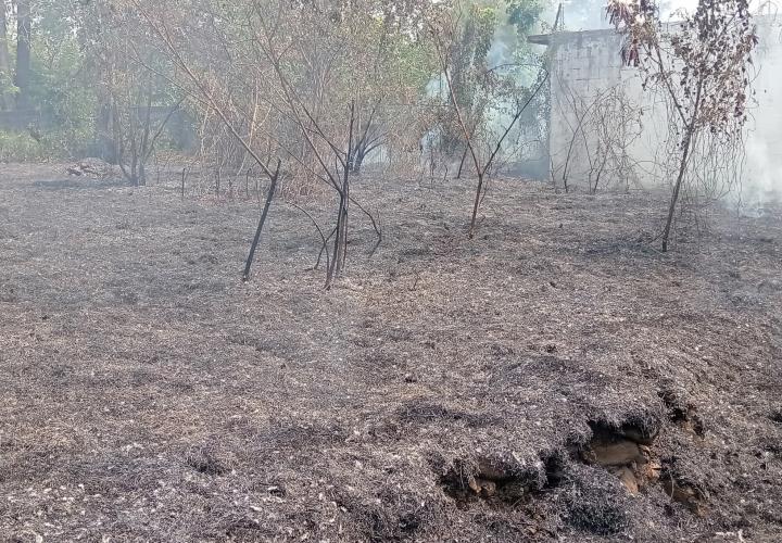 Movilización por incendio en Chapulhuacanito