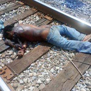 Mató el tren a un hombre