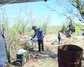 Hallaron restos humanos