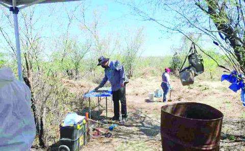 Hallaron restos humanos