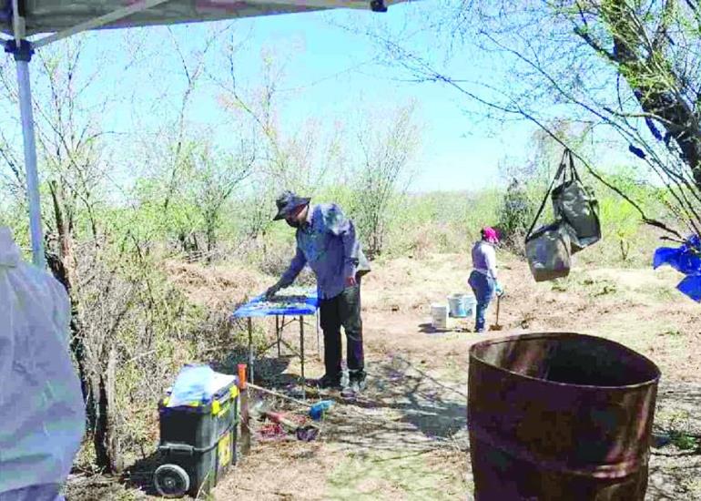 Hallaron restos humanos