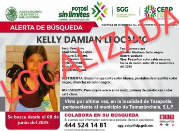 Apareció menor desaparecida