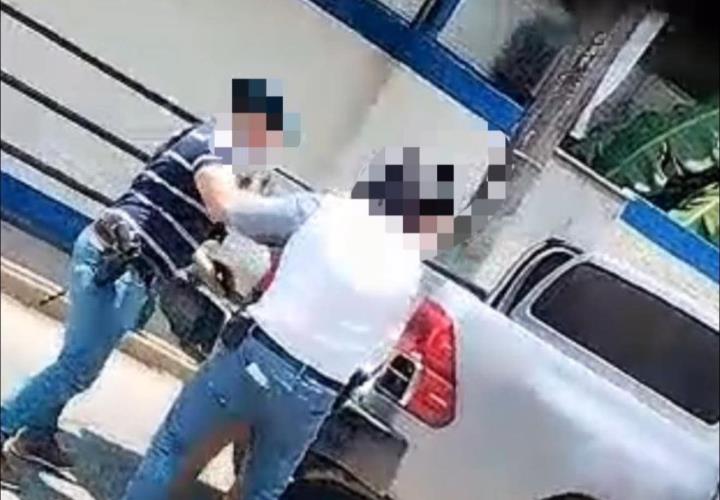 FGE aseguró a un sujeto en plena avenida Juárez