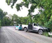 SE ACCIDENTÓ  UNA CAMIONETA      