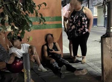 MOTOCICLISTAS LESIONADOS
