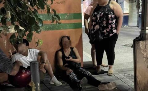 MOTOCICLISTAS LESIONADOS
