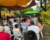 Homenajearon a padres fallecidos en cementerios