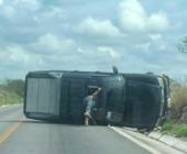 Herido en volcadura
