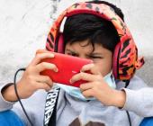 Niños víctimas  de nomofobia