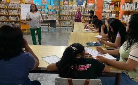 Un éxito, taller de náhuatl en la Biblioteca Municipal