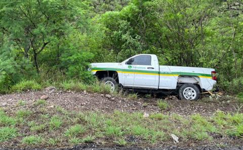 Vallense lesionado  al salir de carretera
