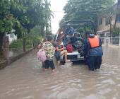 Evacuaron a familias