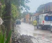 Colapsó barda