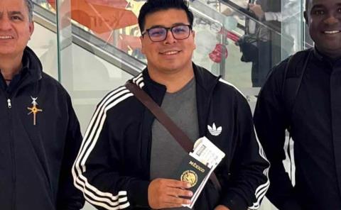 Tres diáconos viajaron a Roma
