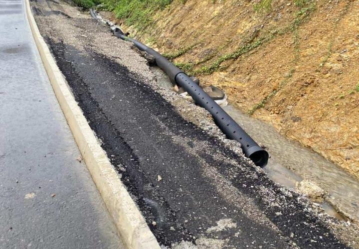 Lluvias dejan al descubierto fallas en la nueva vía Tamazunchale – Matlapa