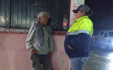 Resguardaron a adulto mayor