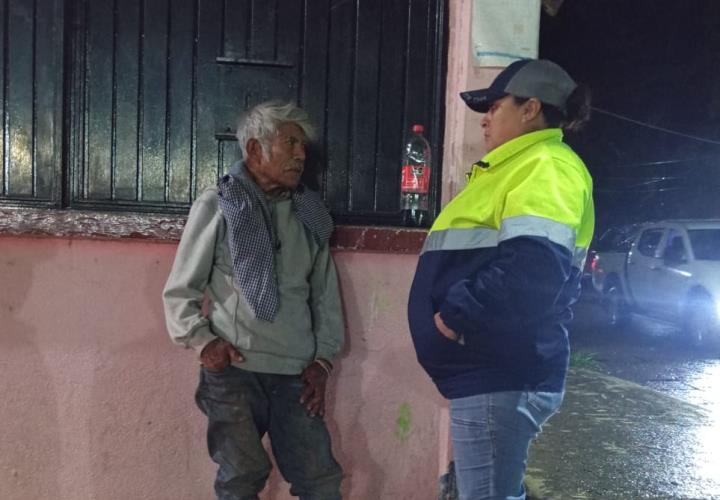 Resguardaron a adulto mayor