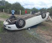 VOLCADURA EN LA SUPERCARRETERA