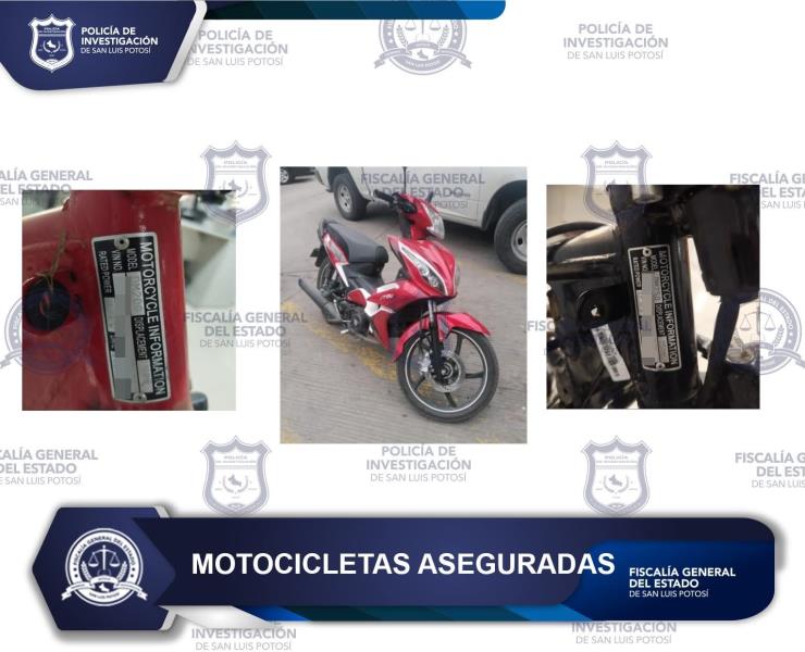 Recupera agentes dos motos robadas en Tampacán