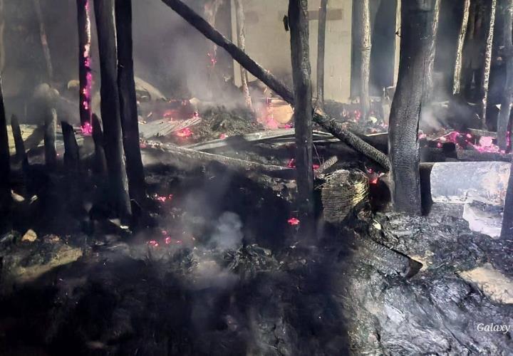 Se incendia vivienda en Temalacaco