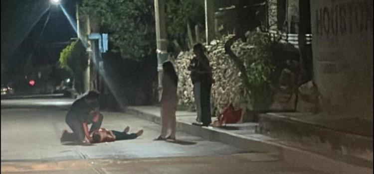 JOVEN HERIDO E  INCONSCIENTE