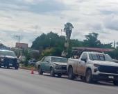 Fuerte choque por alcance 