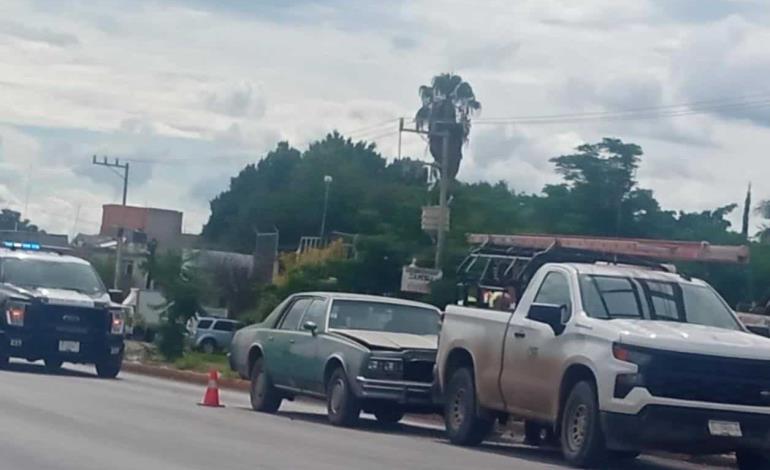 Fuerte choque por alcance 