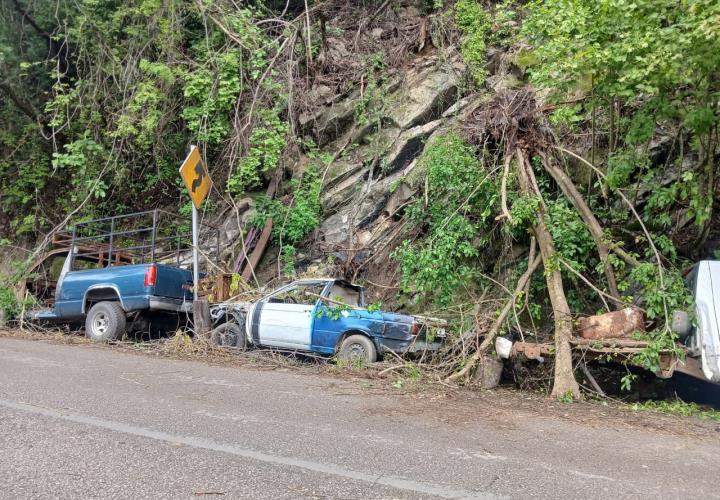 HERIDO EN DERRUMBE
