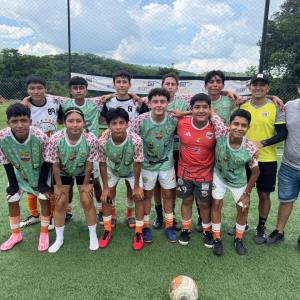 Escuela de Futbol de Coxcatlán se impuso 7-3 a F. Santa María
