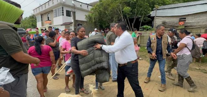 Agradeció alcalde apoyo solidario en la contingencia