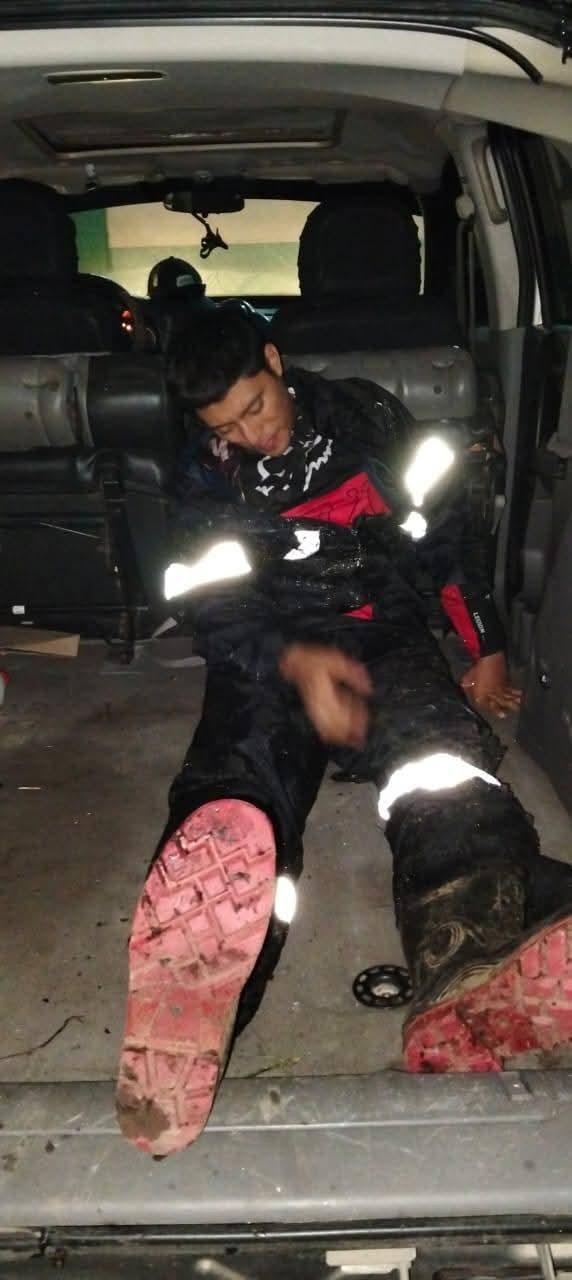 MOTOCICLISTA LESIONADO