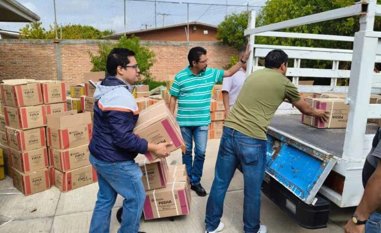 Inició entrega de 280,000 libros de texto gratuitos 