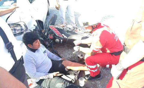 JOVEN HERIDO EN CARAMBOLA