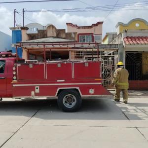 Incendio en vivienda del Fracc. San Miguel