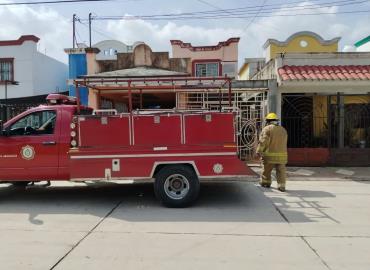 Incendio en vivienda del Fracc. San Miguel
