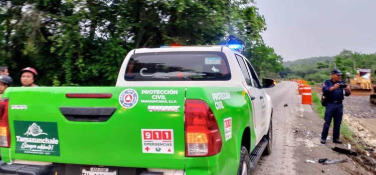 Motociclista lesionado al derrapar su unidad Motociclista lesionado al derrapar su unidad