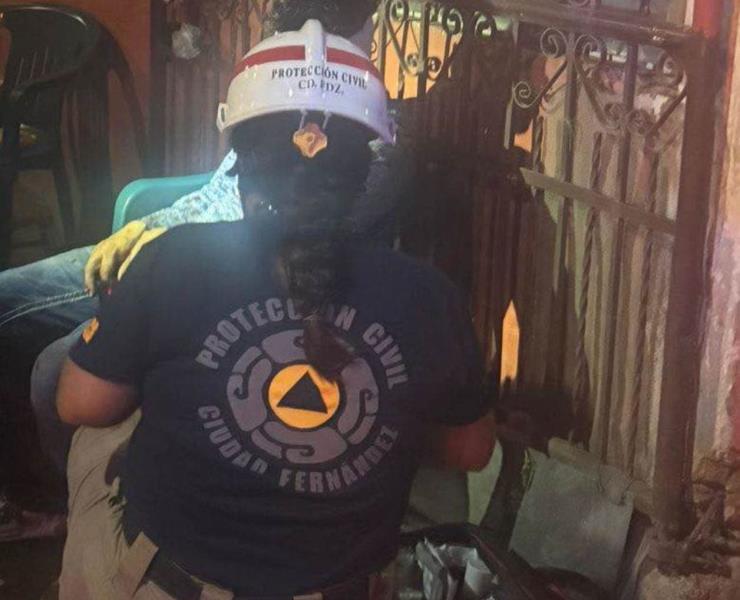 HERIDO AL DERRAPAR
