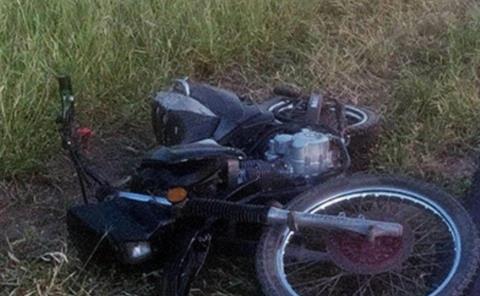 Motociclista grave al sufrir un accidente 
