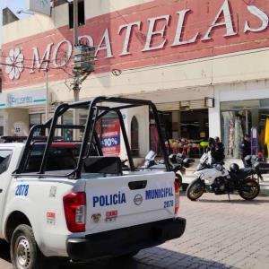 Atracaron Modatelas en plena Av. Hidalgo