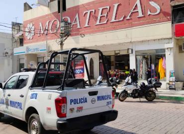 Atracaron Modatelas en plena Av. Hidalgo