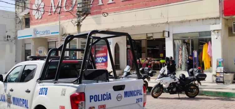 Atracaron Modatelas en plena Av. Hidalgo