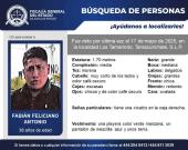 FISCALÍA ALERTA POR DESAPARICIÓN