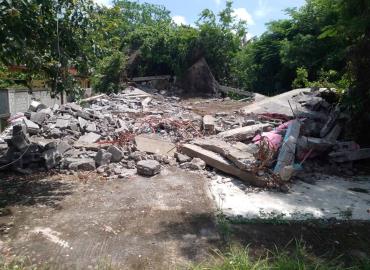 Sin fecha de reconstrucción de la capilla del Bo. San Juan