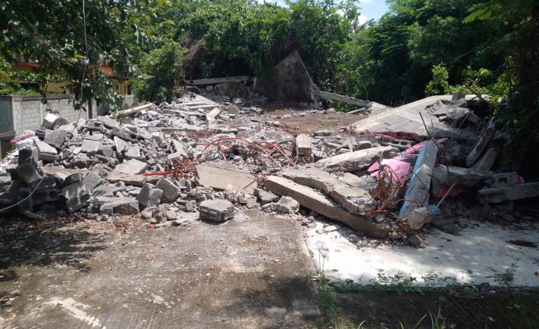 Sin fecha de reconstrucción de la capilla del Bo. San Juan