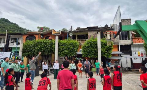 Tamán tendrá techado en cancha de básquetbol