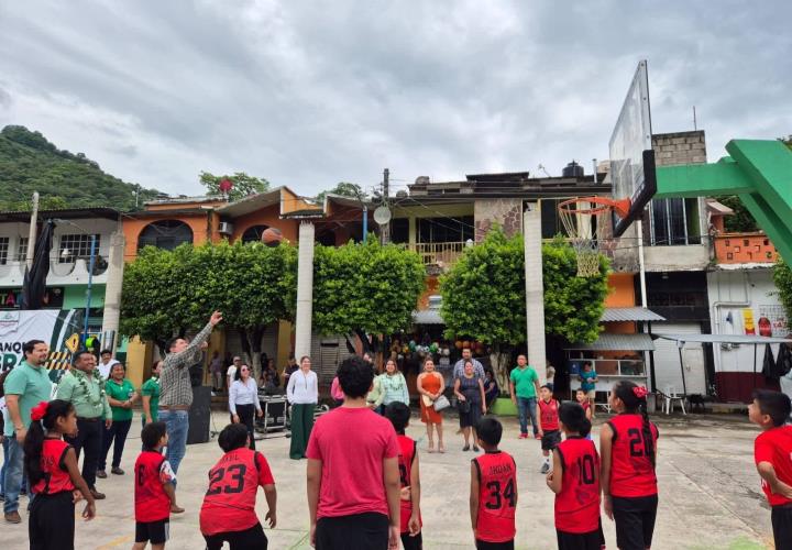 Tamán tendrá techado en cancha de básquetbol