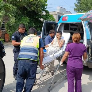¡HERIDO EN ACCIDENTE!