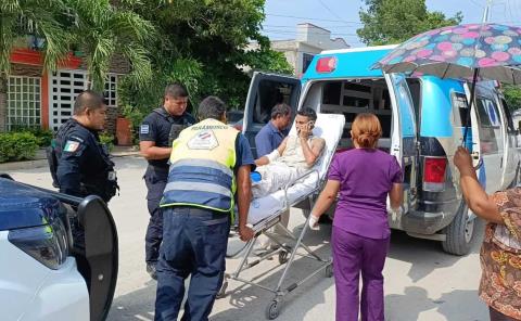 ¡HERIDO EN ACCIDENTE!