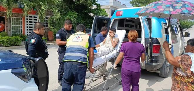¡HERIDO EN ACCIDENTE!