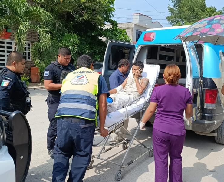 ¡HERIDO EN ACCIDENTE!